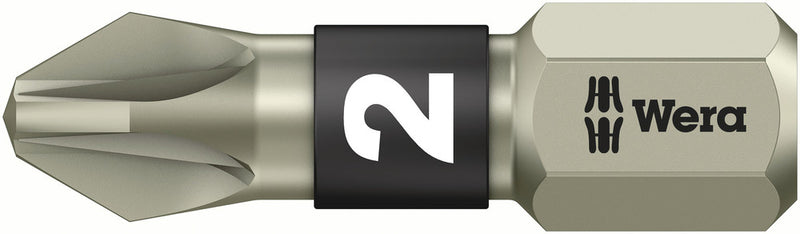 Wera 05071021001 3855/1 TS bits, stainless, PZ 2 x 25 mm