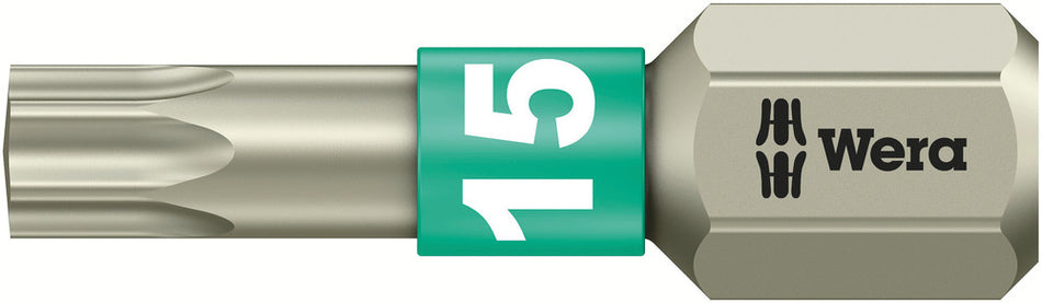 Wera 05071033001 3867/1 TS TORX bits, stainless, TX 15 x 25 mm