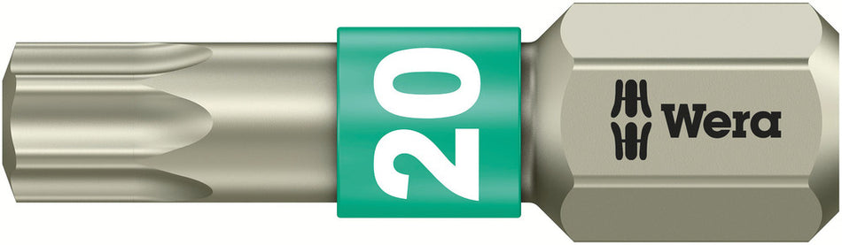 Wera 05071034001 3867/1 TS TORX bits, stainless, TX 20 x 25 mm