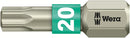 Wera 05071034001 3867/1 TS TORXÃ‚Â® bits, stainless, TX 20 x 25 mm
