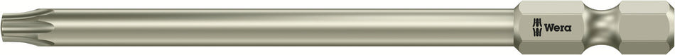 Wera 05071091001 3867/4 TORX BO bits with bore hole, stainless, TX 20 x 89 mm