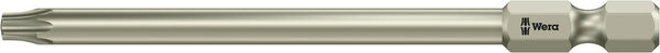 Wera 05071091001 3867/4 TORXÃ‚Â® BO bits with bore hole, stainless, TX 20 x 89 mm