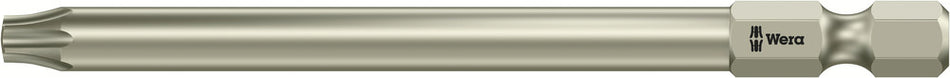 Wera 05071092001 3867/4 TORX BO bits with bore hole, stainless, TX 25 x 89 mm