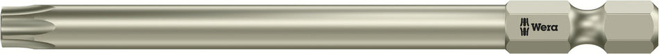Wera 05071094001 3867/4 TORX BO bits with bore hole, stainless, TX 30 x 89 mm