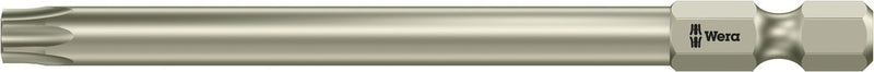 Wera 05071094001 3867/4 TORXÃ‚Â® BO bits with bore hole, stainless, TX 30 x 89 mm