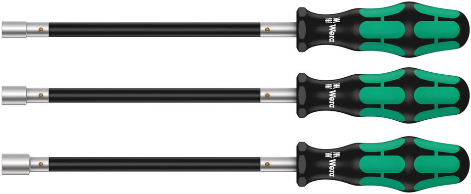 Wera 05135311001 391/3 Hose clamp screwdriver set, 3 pieces
