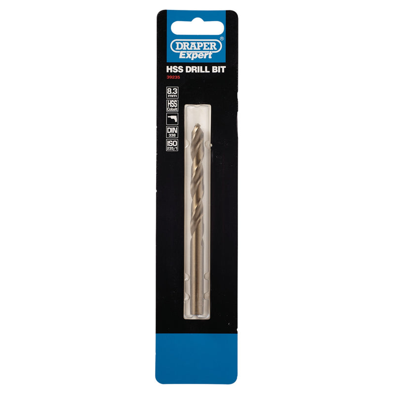 Draper 39235 HSS Cobalt Drill Bit, 8.3mm