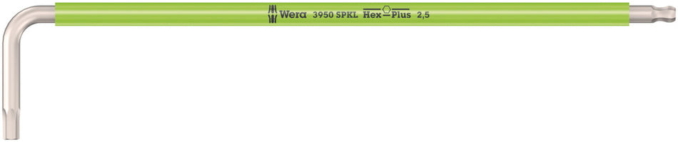 Wera 05022662001 3950 SPKL Multicolour L-key, metric, stainless, 2.5 x 112 mm