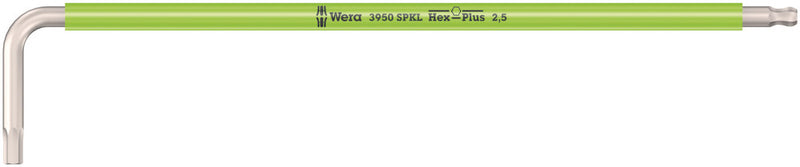 Wera 05022662001 3950 SPKL Multicolour L-key, metric, stainless, 2.5 x 112 mm