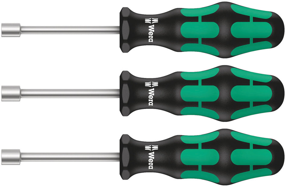 Wera 05134275001 395 HO/3 Sanitary Nutdriver set, 3 pieces