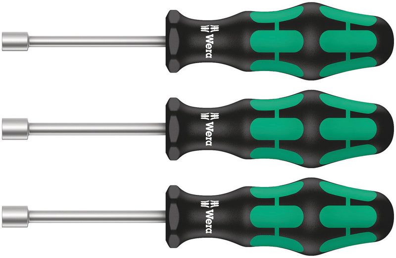 Wera 05134275001 395 HO/3 Sanitary Nutdriver set, 3 pieces