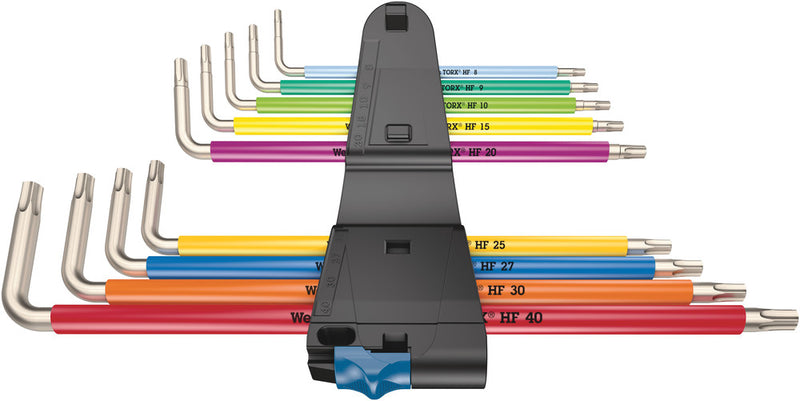 Wera 05022689001 3967/9 TX SXL Multicolour HF Stainless 1 L-key set with holding function, stainless, 9 pieces