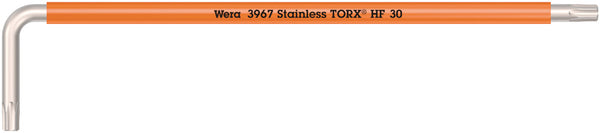 Wera 05022687001 3967 SXL HF TORXÃ‚Â® L-key Multicolour with holding function, long, stainless, TX 30 x 195 mm