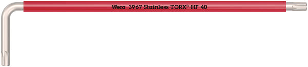 Wera 05022688001 3967 SXL HF TORXÃ‚Â® L-key Multicolour with holding function, long, stainless, TX 40 x 224 mm