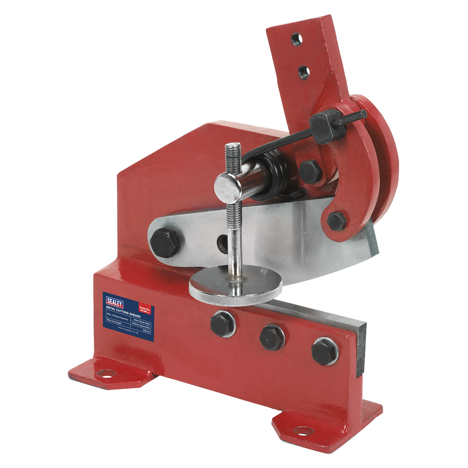 Sealey 3S/4R Metal Cutting Shears 4mm Capacity 10mm Round