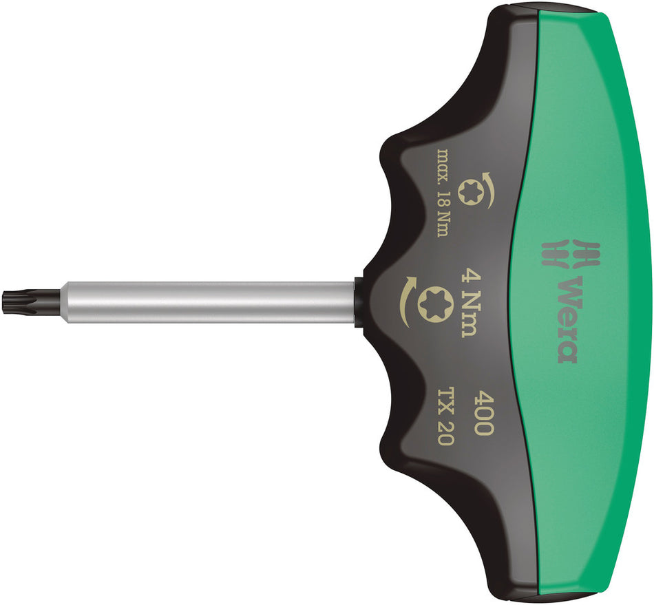 Wera 05005090001 400 TX Torque-indicator, TX 20 x 4.0 Nm