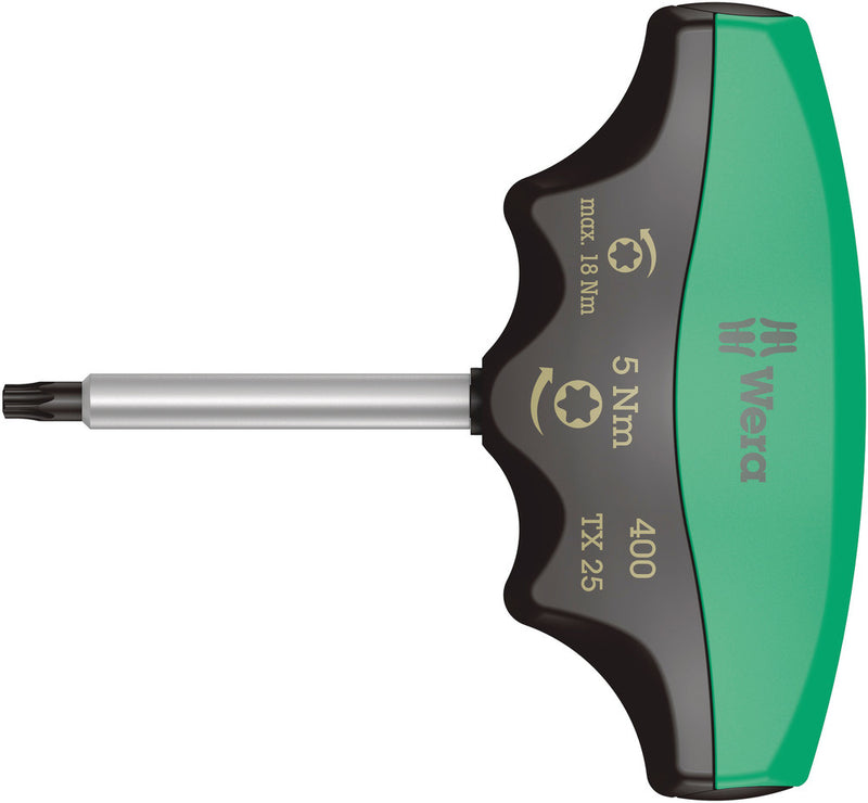 Wera 05005091001 400 TX Torque-indicator, TX 25 x 5.0 Nm