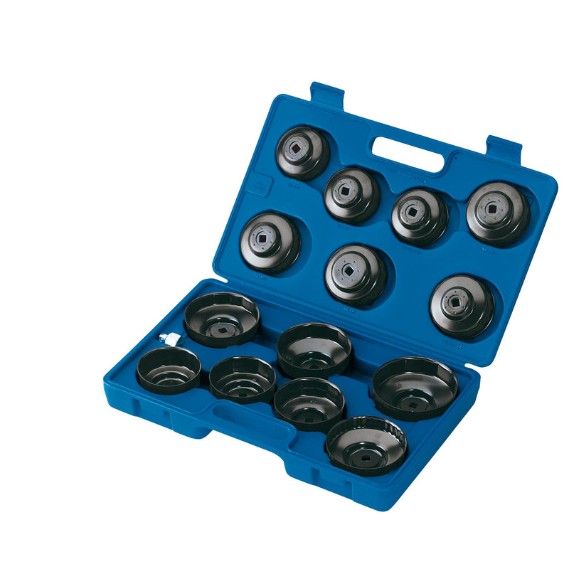 Draper 40105 Oil Filter Cup Socket Set, 3/8" Sq. Dr. (15 piece)