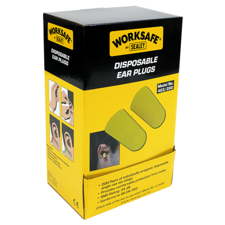 Sealey 403/200 Disposable Ear Plugs - 200 Pairs