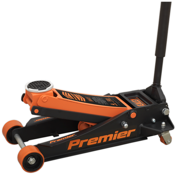Sealey 4040AO 4tonne Trolley Jack with Rocket Lift - Orange