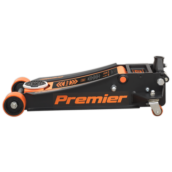 Sealey 4040AO 4tonne Trolley Jack with Rocket Lift - Orange