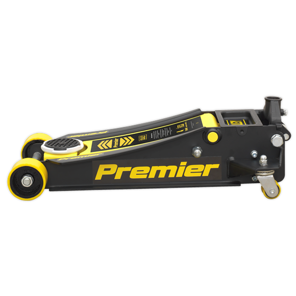 Sealey 4040AY 4tonne Trolley Jack with Rocket Lift - Yellow