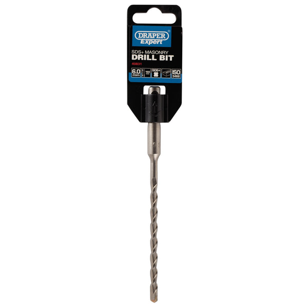 Draper 40831 SDS+ Masonry Drill Bit, 6.0 x 160mm