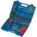 Draper 40850 Screwdriver, Socket and Bit Set, Blue (70 Piece)