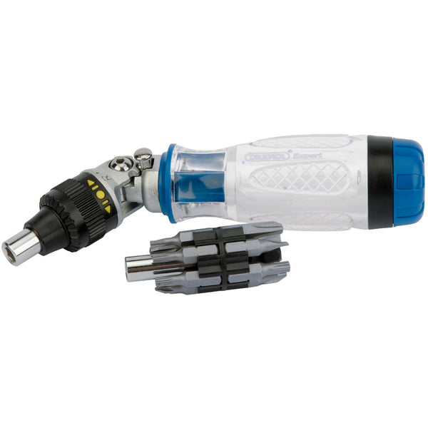 Draper 40855 Ratcheting Screwdriver and Bit Set (14 Piece)
