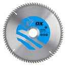 OX Tools OX-TCTW-2163080 Wood Cutting Circular Saw Blade 216/30mm, 80 Teeth ATB