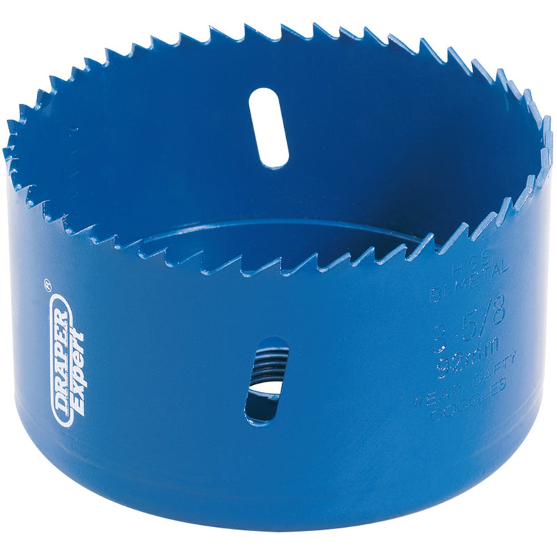 Draper 41091 HSS Bi-metal Holesaw Blade, 92mm