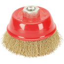 Draper 41445 Crimped Wire Cup Brush, 100mm, M14