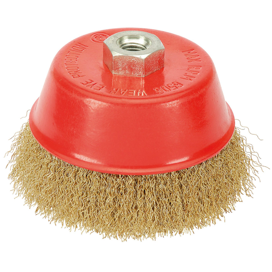 Draper 41446 Crimped Wire Cup Brush, 125mm, M14