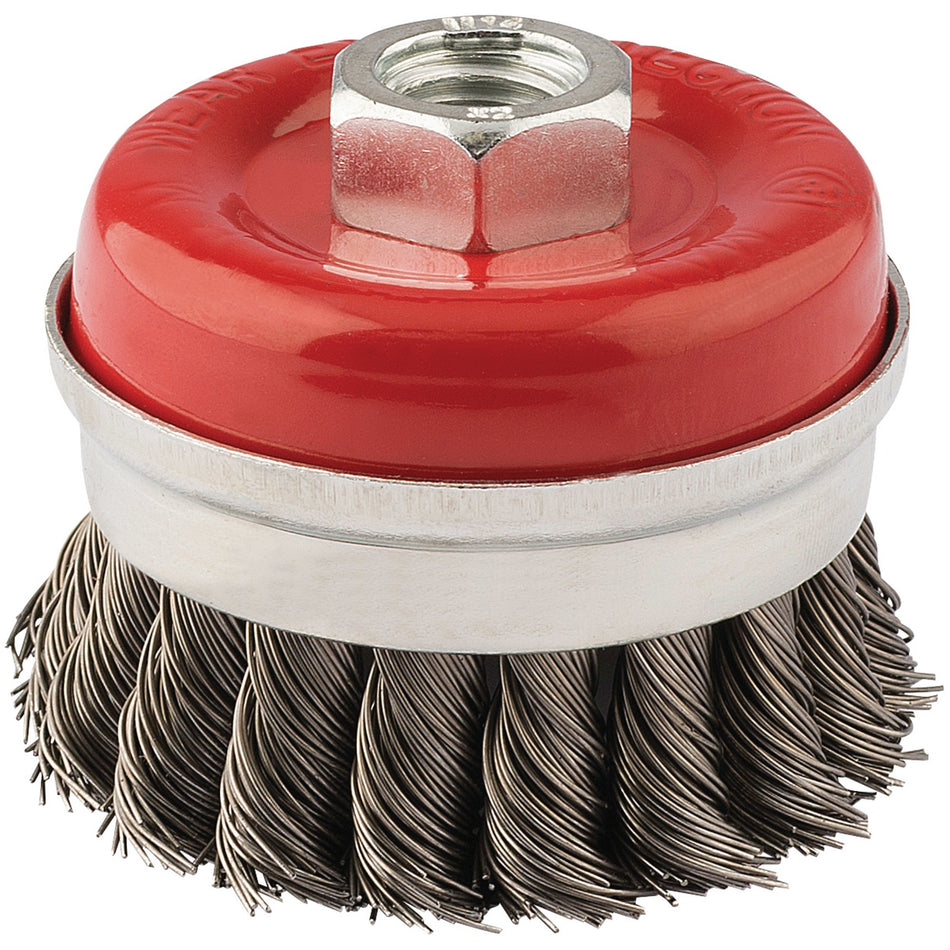 Draper 41447 Twist Knot Wire Cup Brush, 60mm, M14