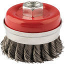 Draper 41447 Twist Knot Wire Cup Brush, 60mm, M14