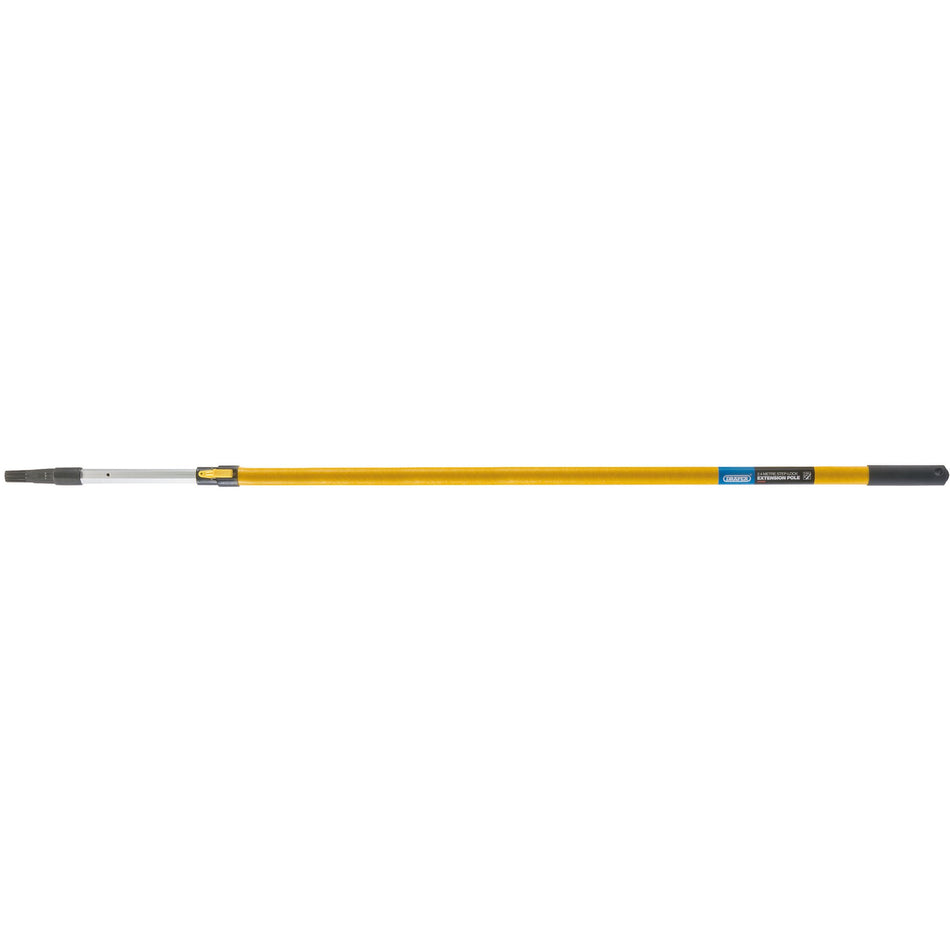 Draper 41570 Step-Lock Fibreglass Extension Pole, 2.4m