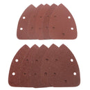 Draper 42633 Detail Sanding Sheets with Hook and Loop, 140mm, Assorted Grit, SSD2 (Pack of 10)