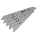 Draper 43459 Bi-metal Reciprocating Saw Blades for Metal, 150mm, 14tpi/15ppi (Pack of 5)