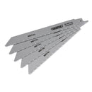 Draper 43460 Bi-metal Reciprocating Saw Blades for Metal, 150mm, 10tpi/11ppi (Pack of 5)
