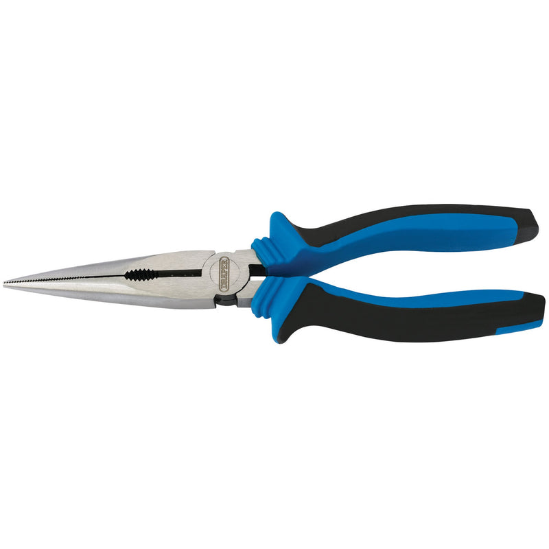 Draper 44143 Soft Grip Long Nose Pliers, 200mm