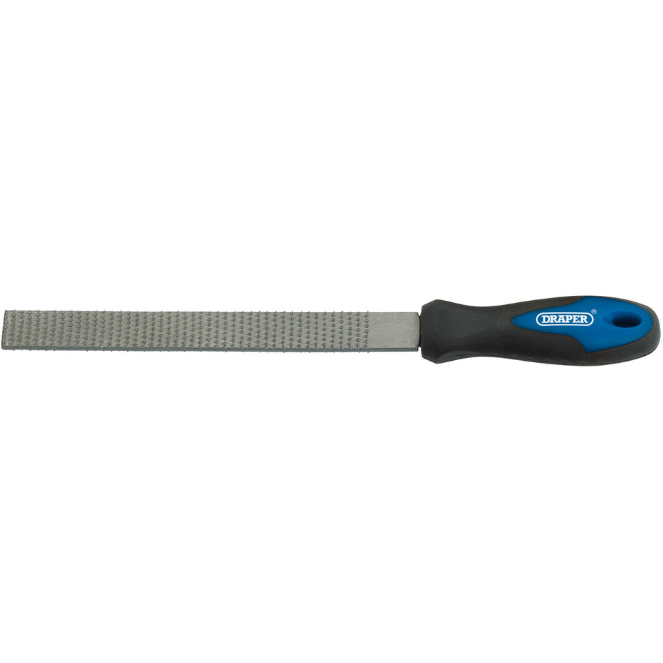 Draper 44960 Soft Grip Engineer's Flat Cabinet Rasp, 200mm