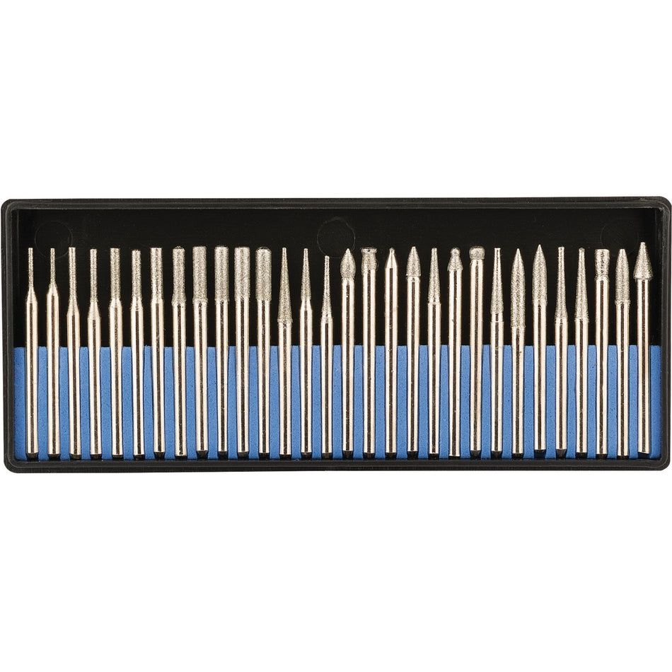 Draper 45001 Diamond Burr Set (30 Piece)