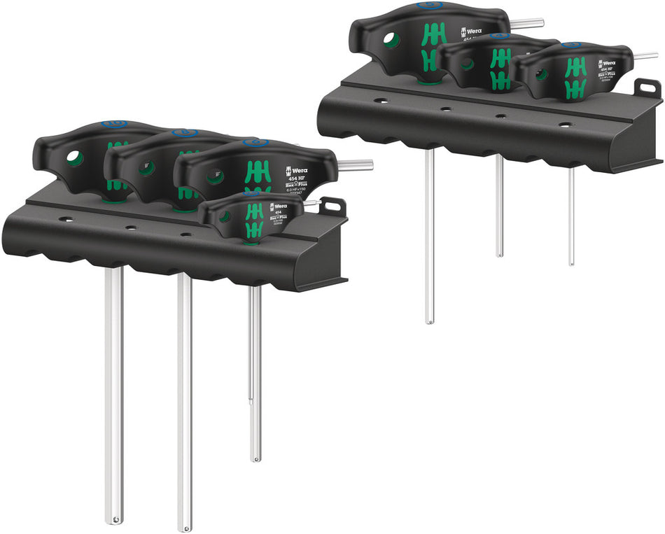 Wera 05023450001 454/7 HF Set 1 screwdriver set T-handle screwdrivers Hex-Plus with holding function, 7 pieces