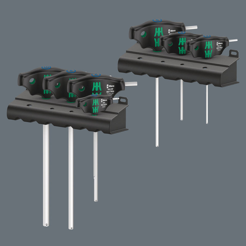 Wera 05023450001 454/7 HF Set 1 screwdriver set T-handle screwdrivers Hex-Plus with holding function, 7 pieces