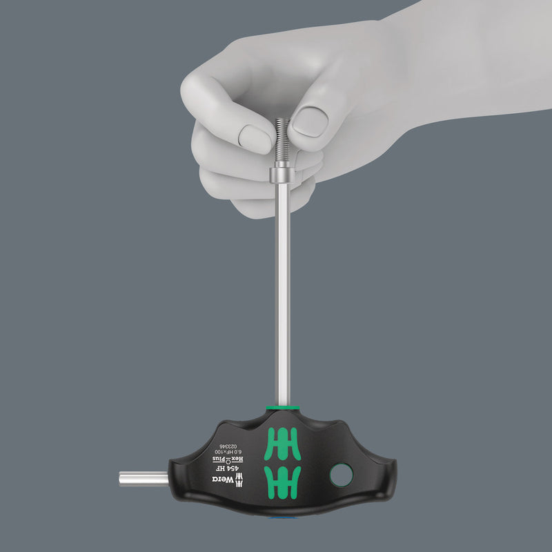 Wera 05023340001 454 HF T-handle hexagon screwdriver Hex-Plus with holding function, 4 x 200 mm