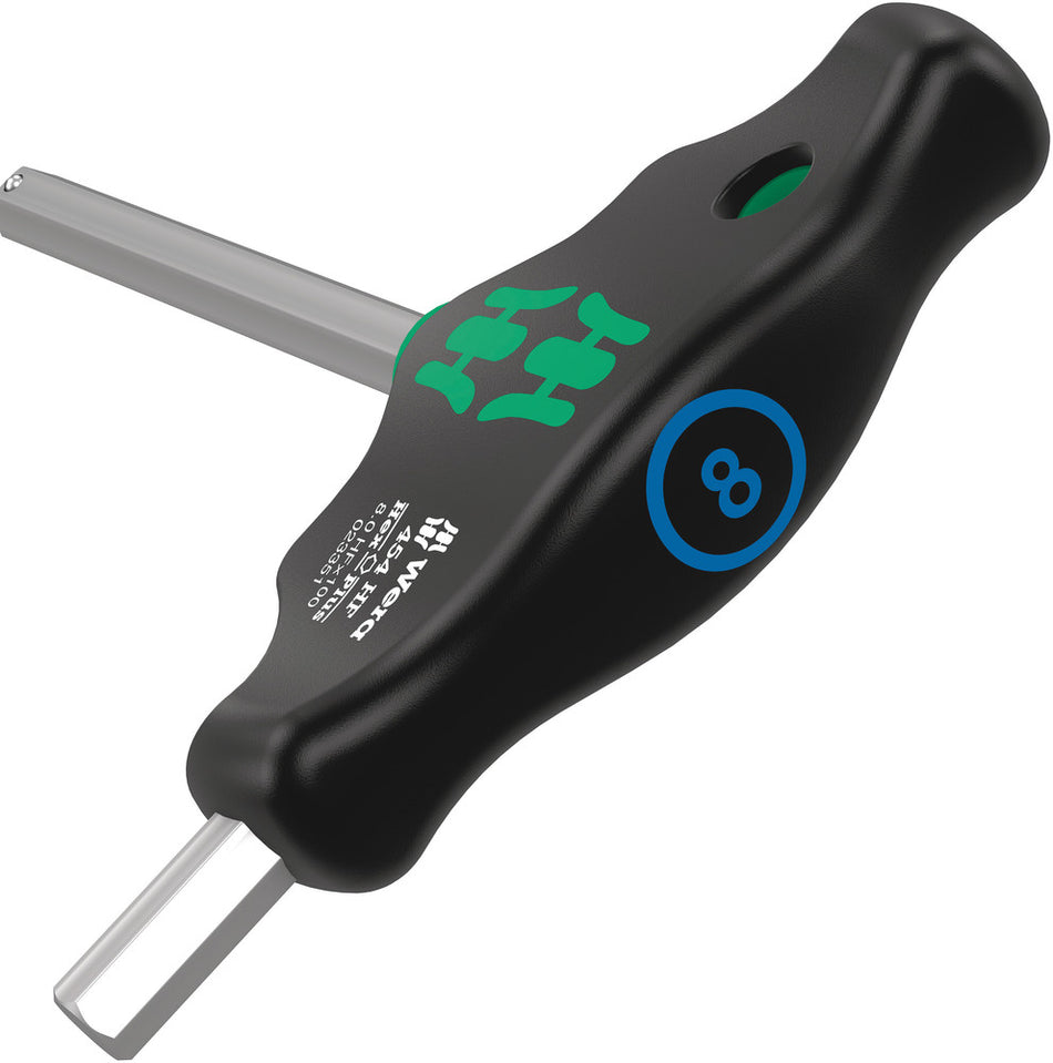Wera 05023347001 454 HF T-handle hexagon screwdriver Hex-Plus with holding function, 6 x 150 mm