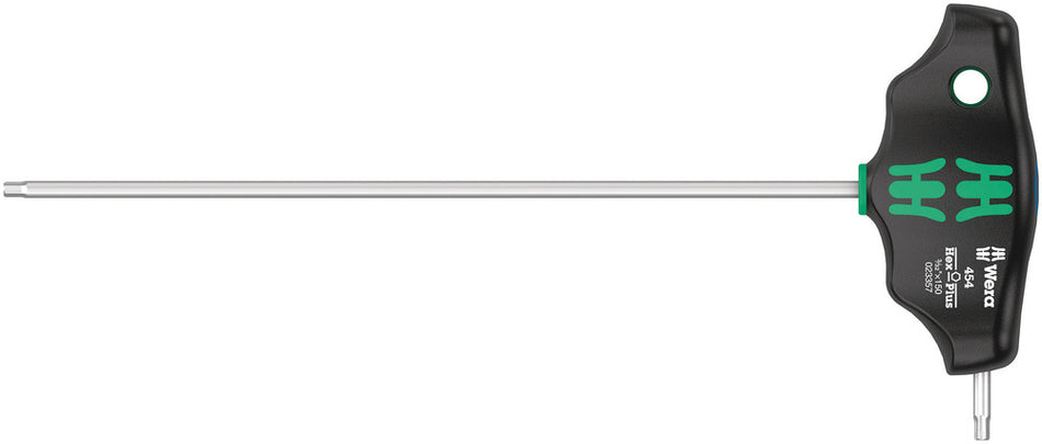 Wera 05023357001 454 Imperial T-handle hexagon screwdriver Hex-Plus, imperial, 3/32" x 150 mm