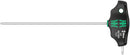 Wera 05023356001 454 Imperial T-handle hexagon screwdriver Hex-Plus, imperial, 5/64" x 150 mm