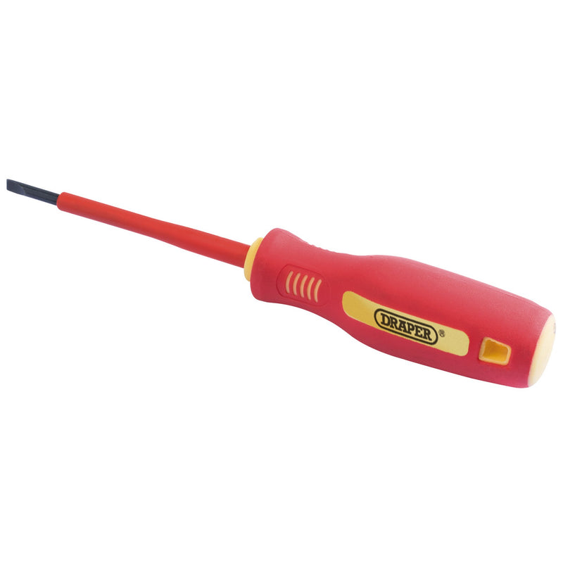 Draper 46516 Fully Insulated Plain Slot Screwdriver, 3 x 75mm
