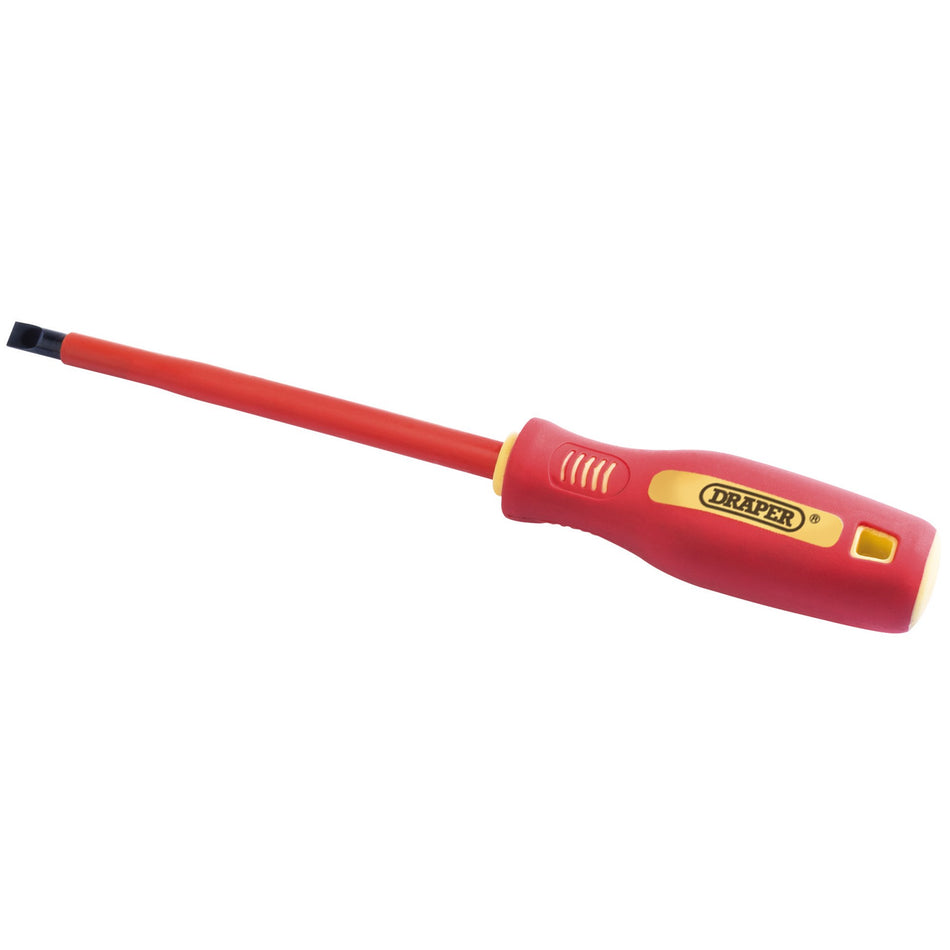 Draper 46520 Fully Insulated Plain Slot Screwdriver, 8 x 150mm